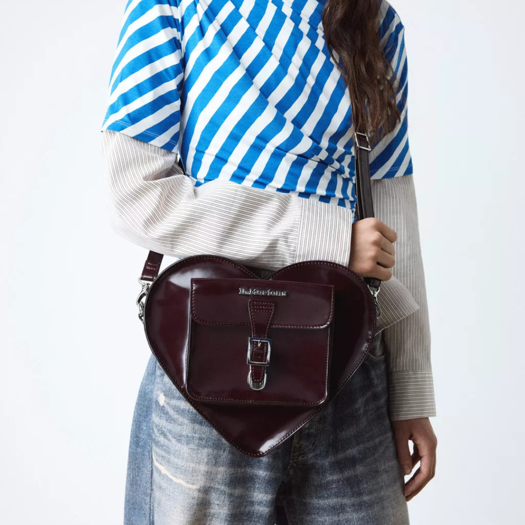 Dr Martens Heart Backpack - Cherry Red - Walk by Streetart