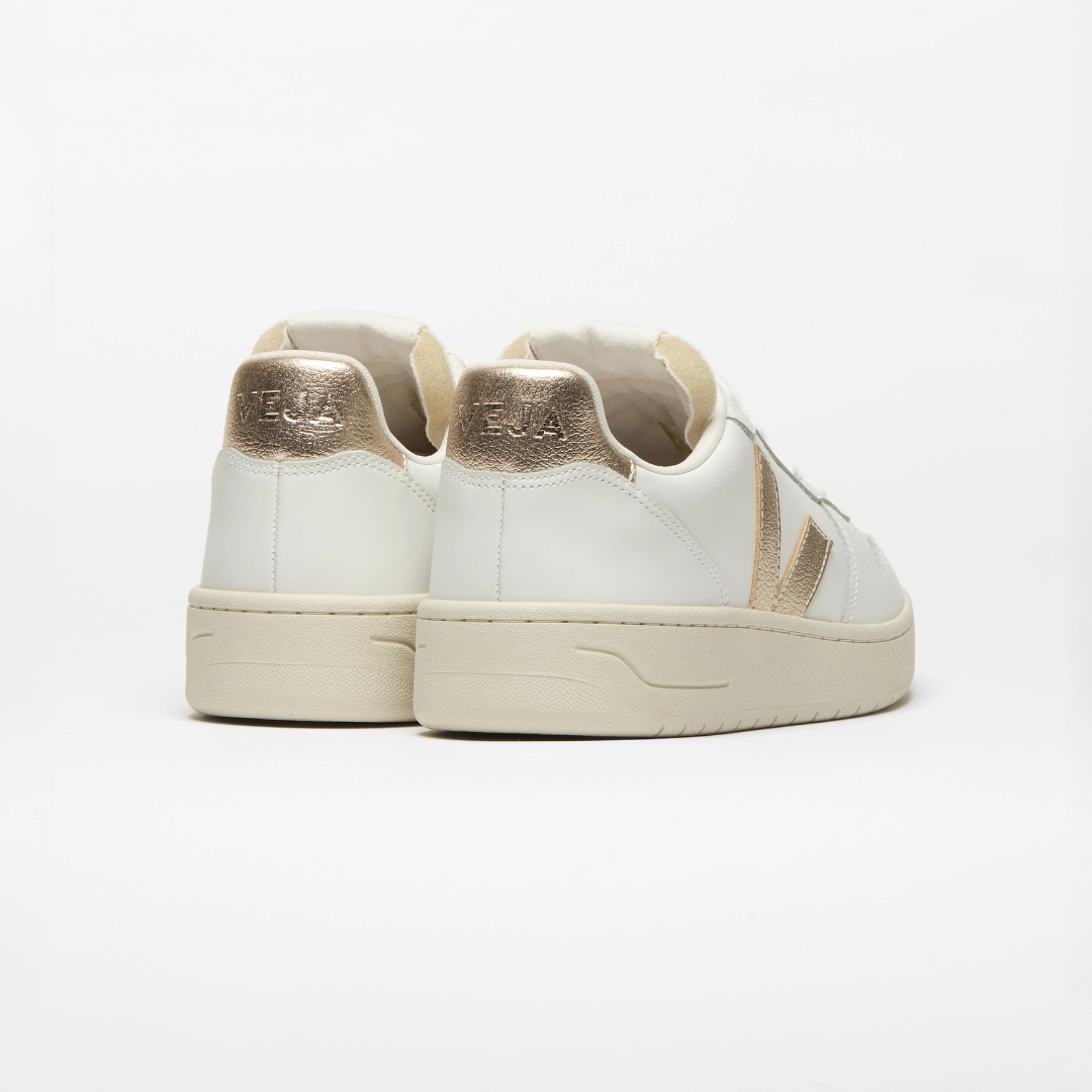 Veja V-10 Prime Leather - White / Platine