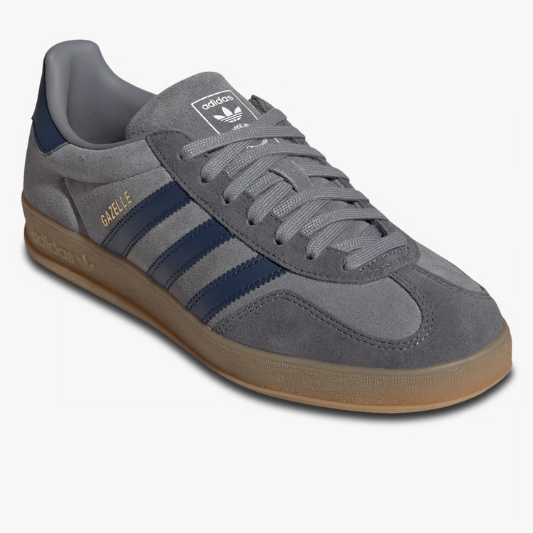Adidas Gazelle Indoor - Grey / Night Indigo - Walk by Streetart