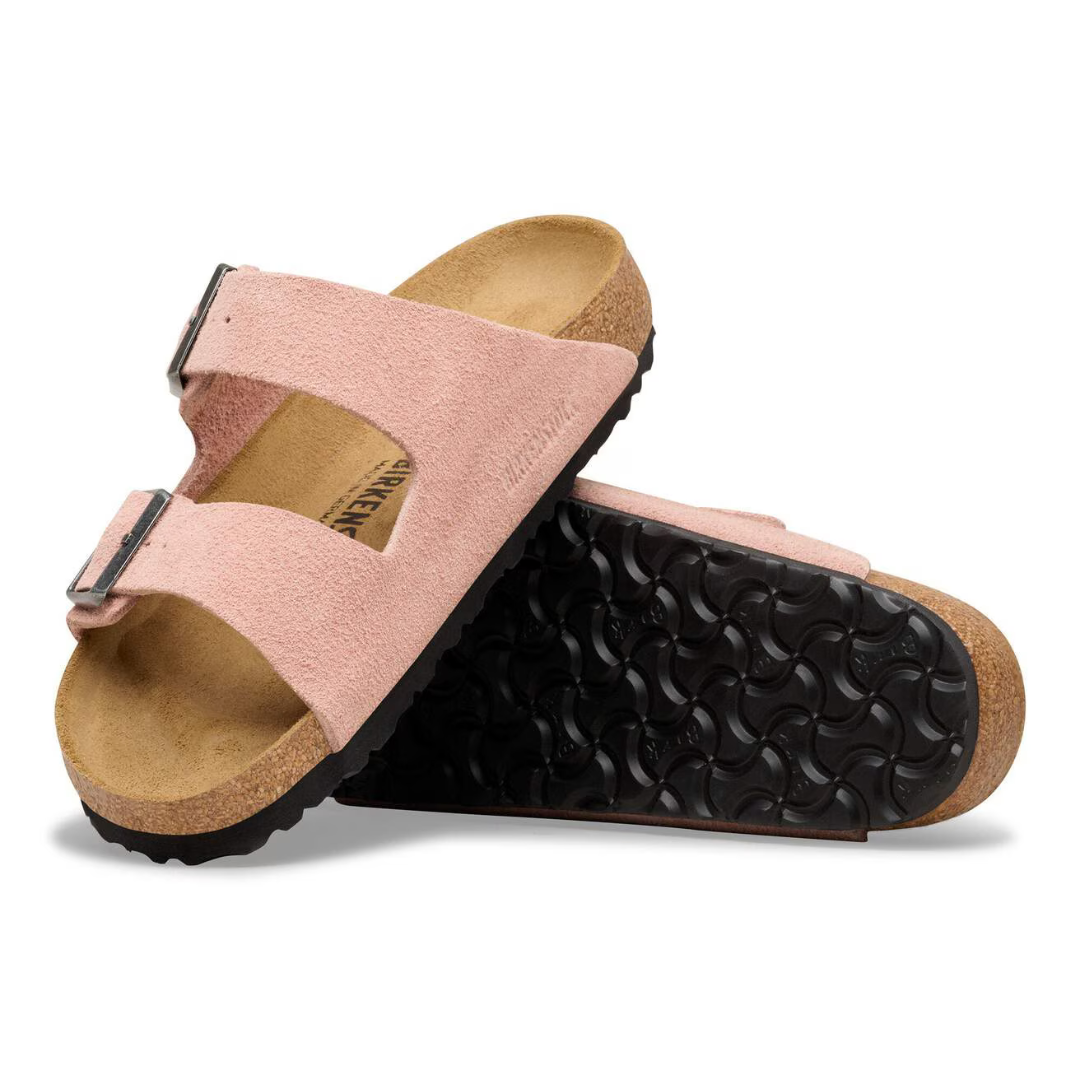 Birkenstock Arizona Suede Leather - Pink Clay - Walk by Streetart