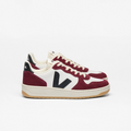 Veja V-10 - Leather White / Black / Amarante