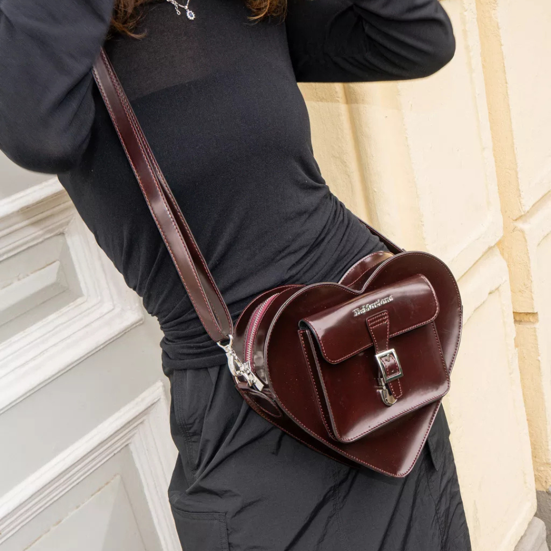 Dr Martens Heart Backpack - Cherry Red - Walk by Streetart