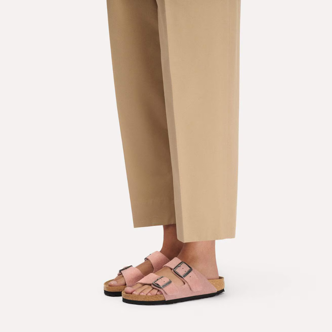 Birkenstock Arizona Suede Leather - Pink Clay - Walk by Streetart