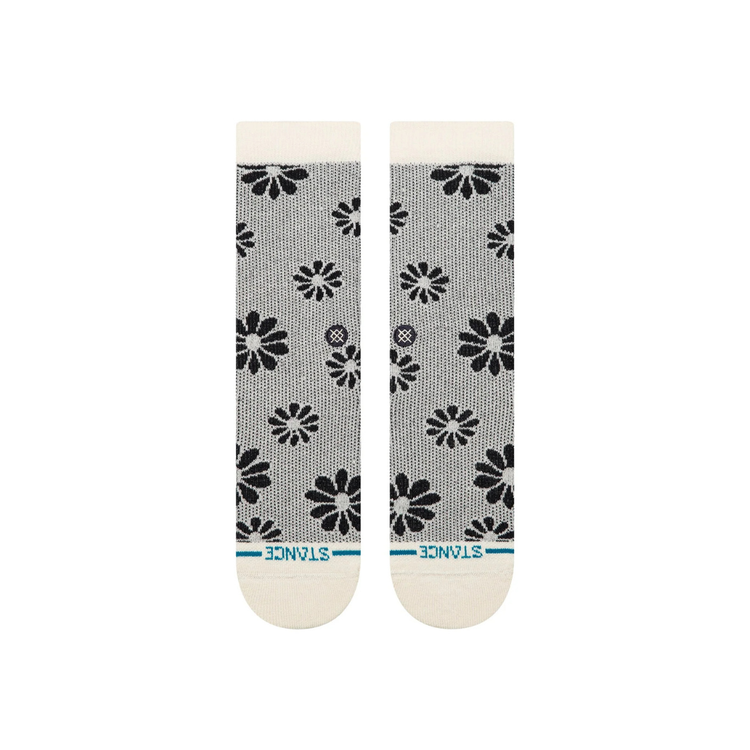 Stance Floral Stitch Crew - Ivory - Walk by Streetart