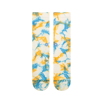 Stance Spotty Dye Crew - Mango - Walk by Streetart