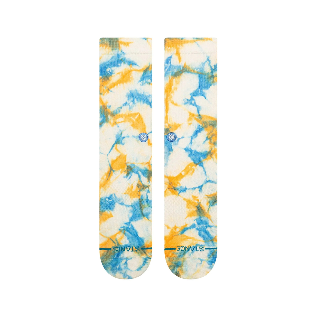 Stance Spotty Dye Crew - Mango - Walk by Streetart