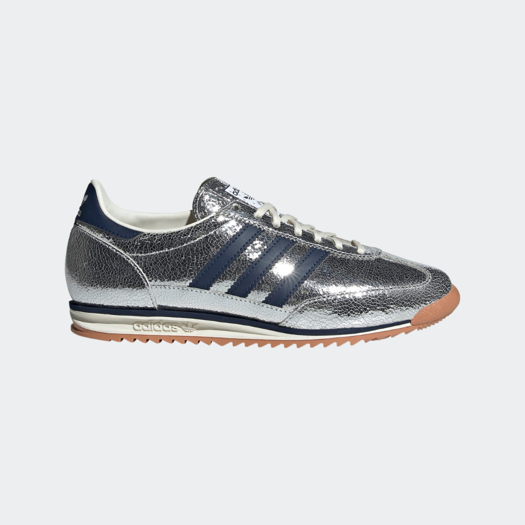 Adidas SL72 Og - Silver Metallic / Collegiate Navy / Off White - Walk by Streetart