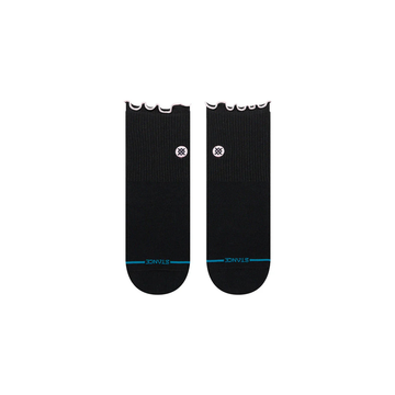 Stance Pop Ruffle Icon Quarter - black