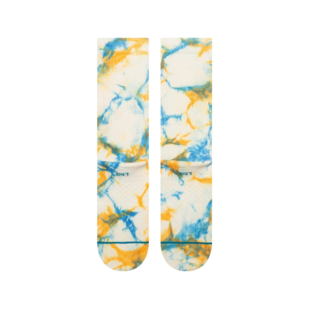 Stance Spotty Dye Crew - Mango - Walk by Streetart