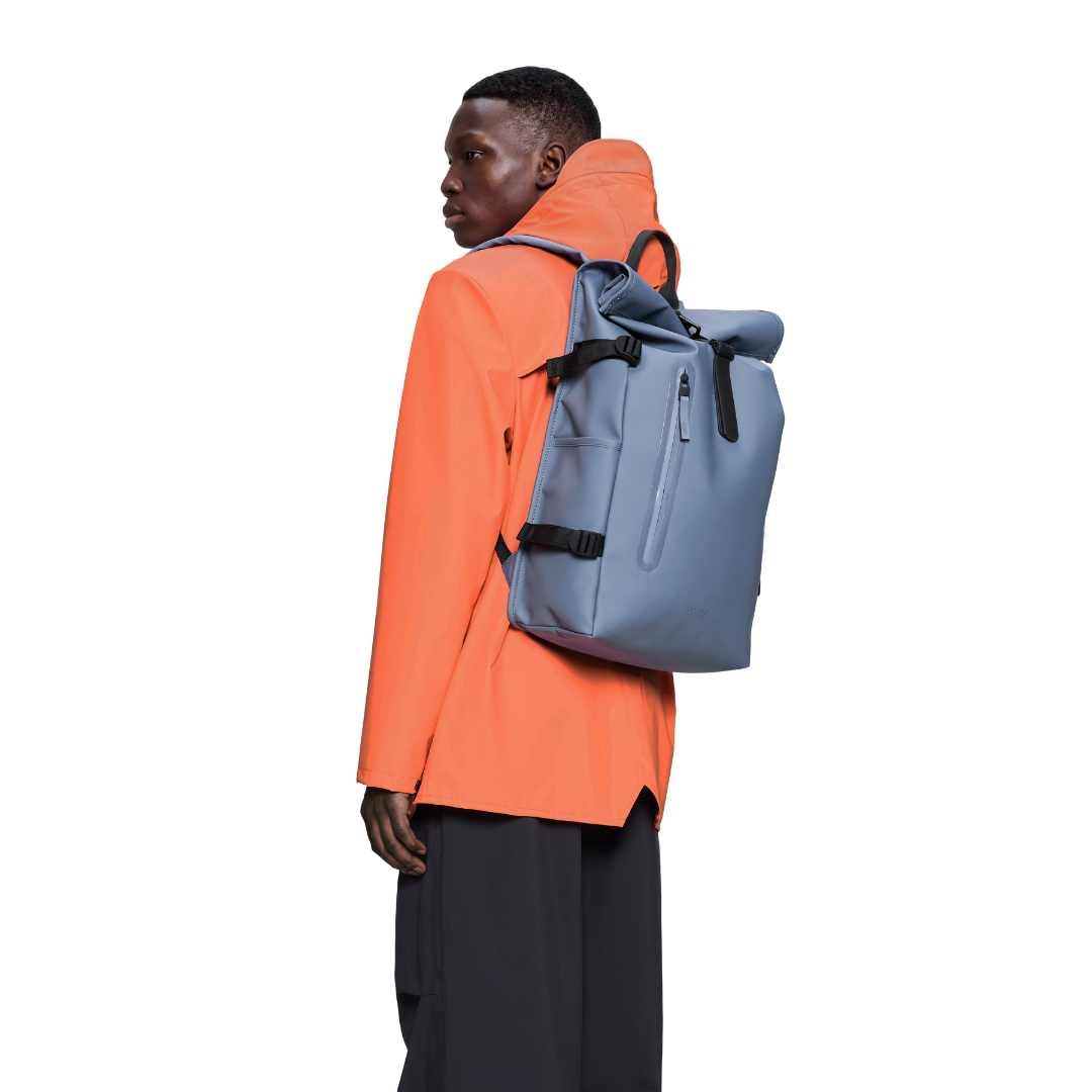 Rains Rolltop Rucksack Large - Blue Dusk