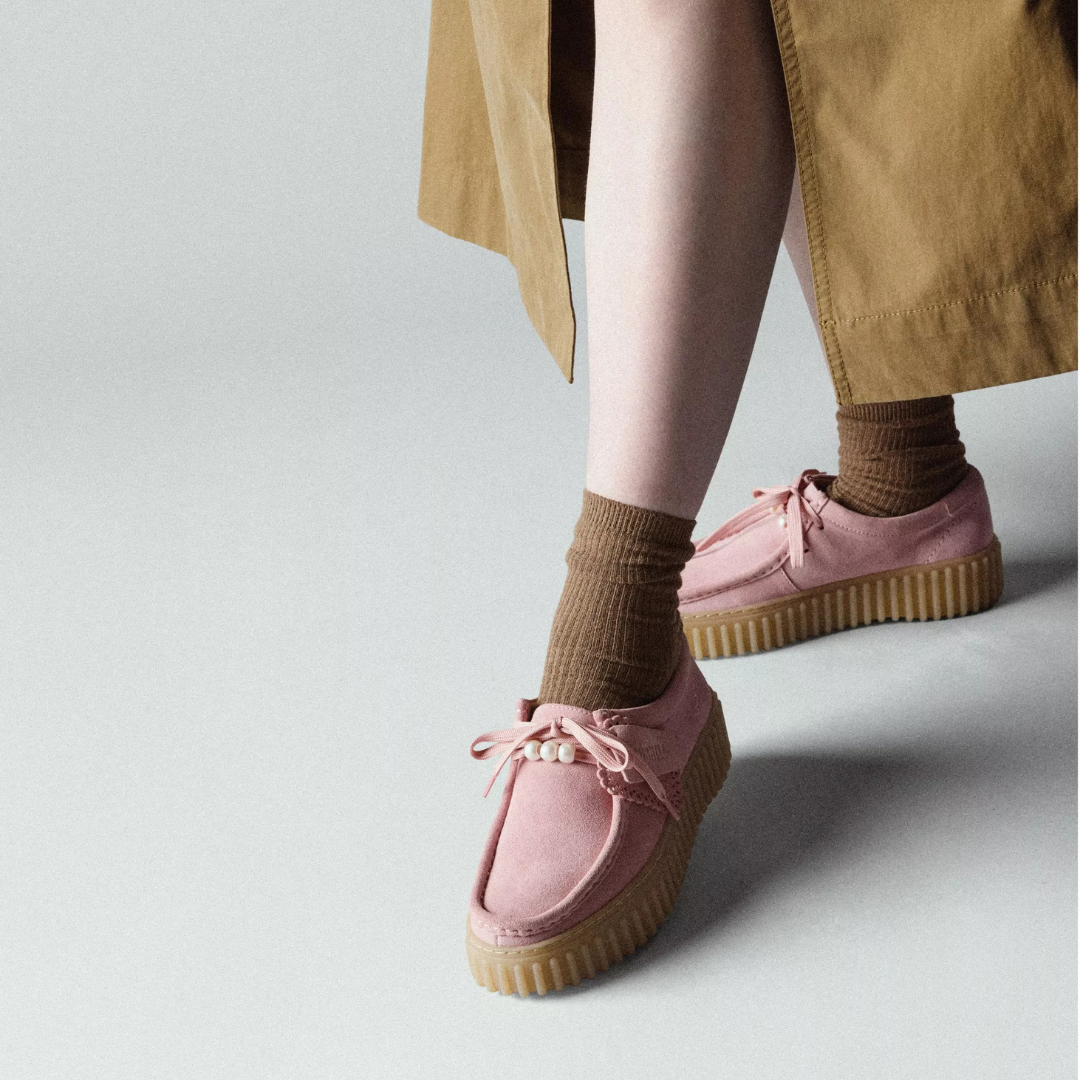Clarks Torhill Bee - Dusty Rose Suede