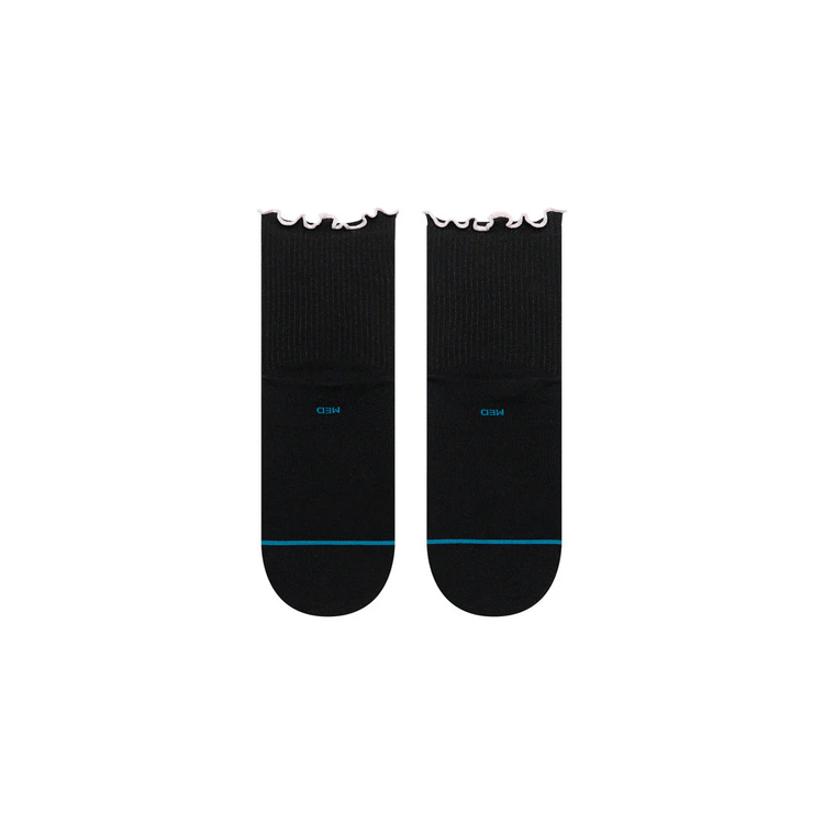 Stance Pop Ruffle Icon Quarter - black - Walk by Streetart