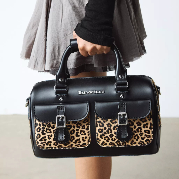 Dr Martens Top Handle Bag - Black / Light Tan - Walk by Streetart