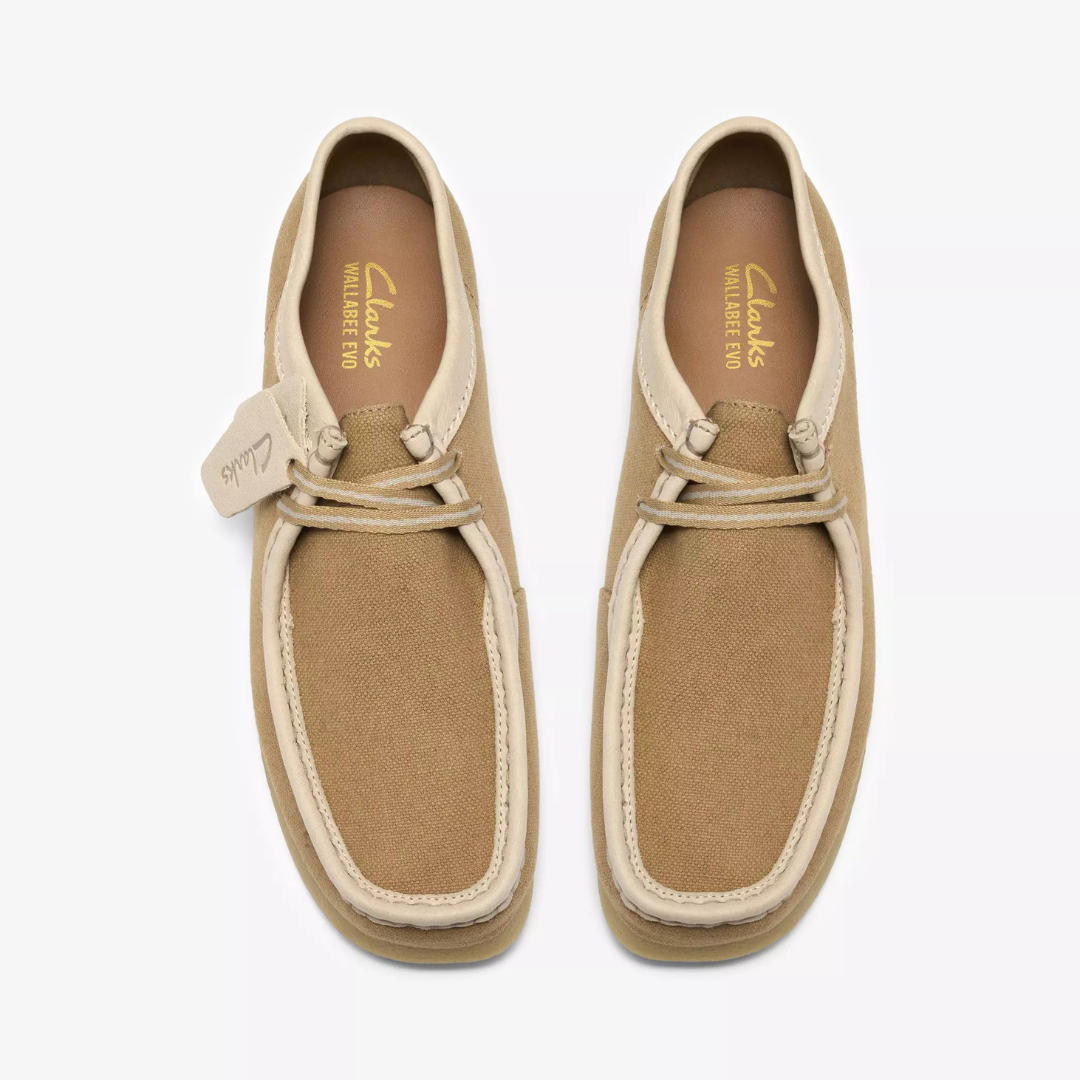 Clarks wallabee Evo - Tan Combi
