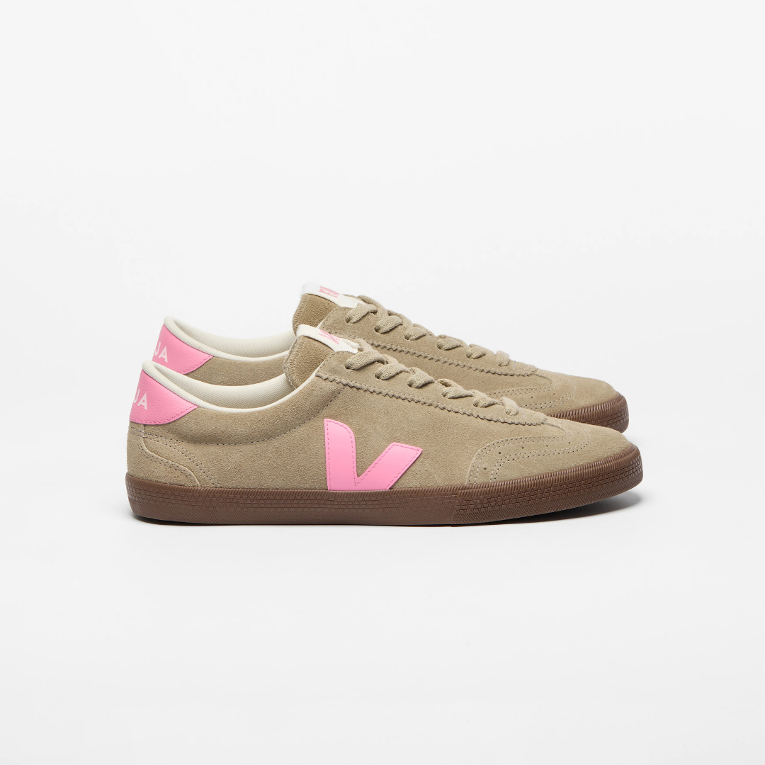 Veja Volley Suede - Taupe / Malibu / Bark