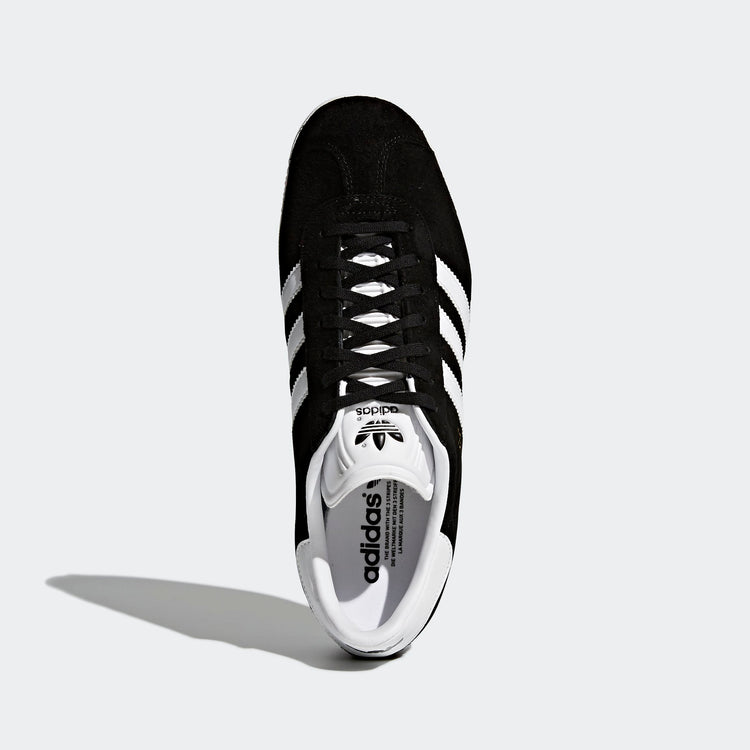 Adidas Gazelle - Black / White / Gold - Walk by Streetart