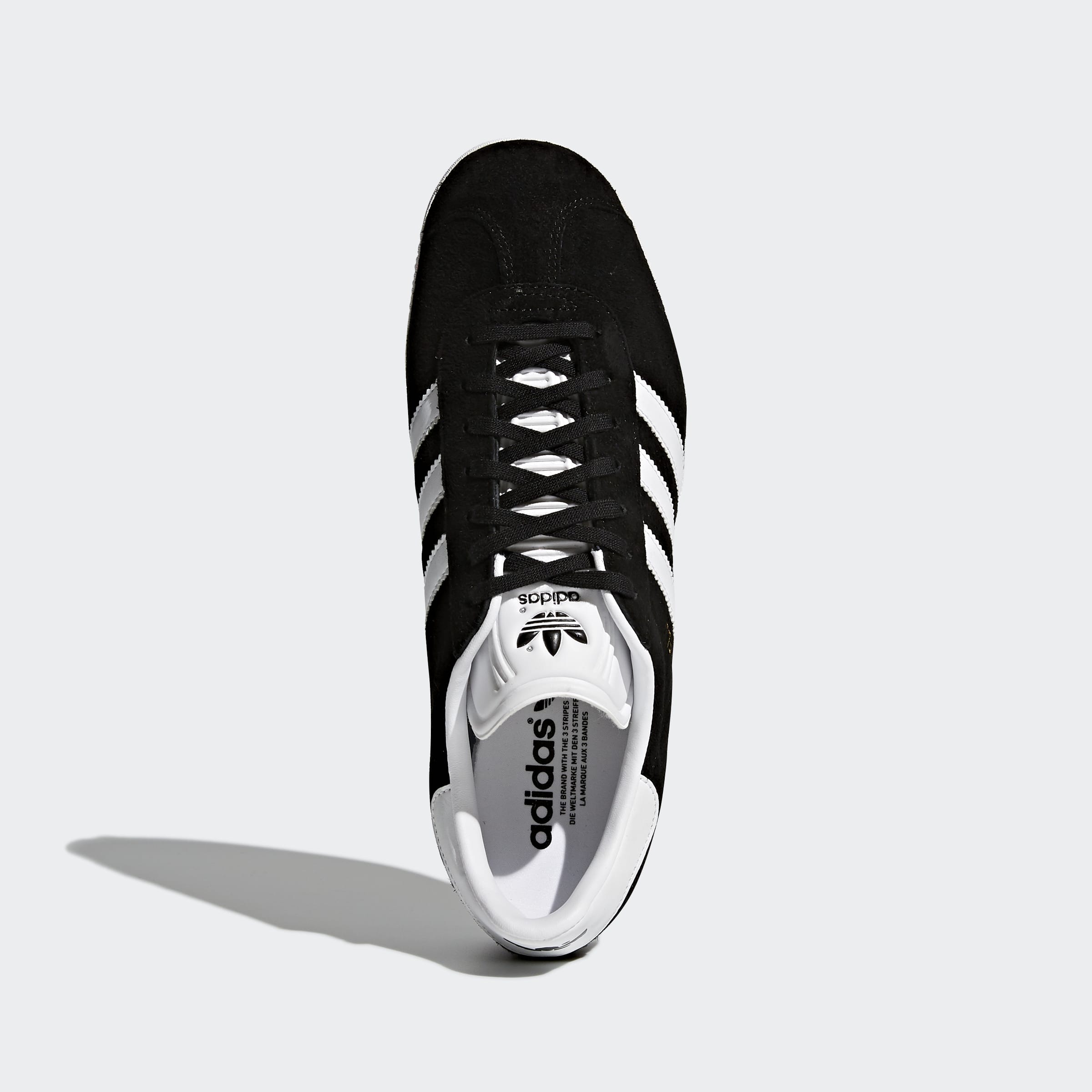 Adidas Gazelle - Black / White / Gold - Walk by Streetart