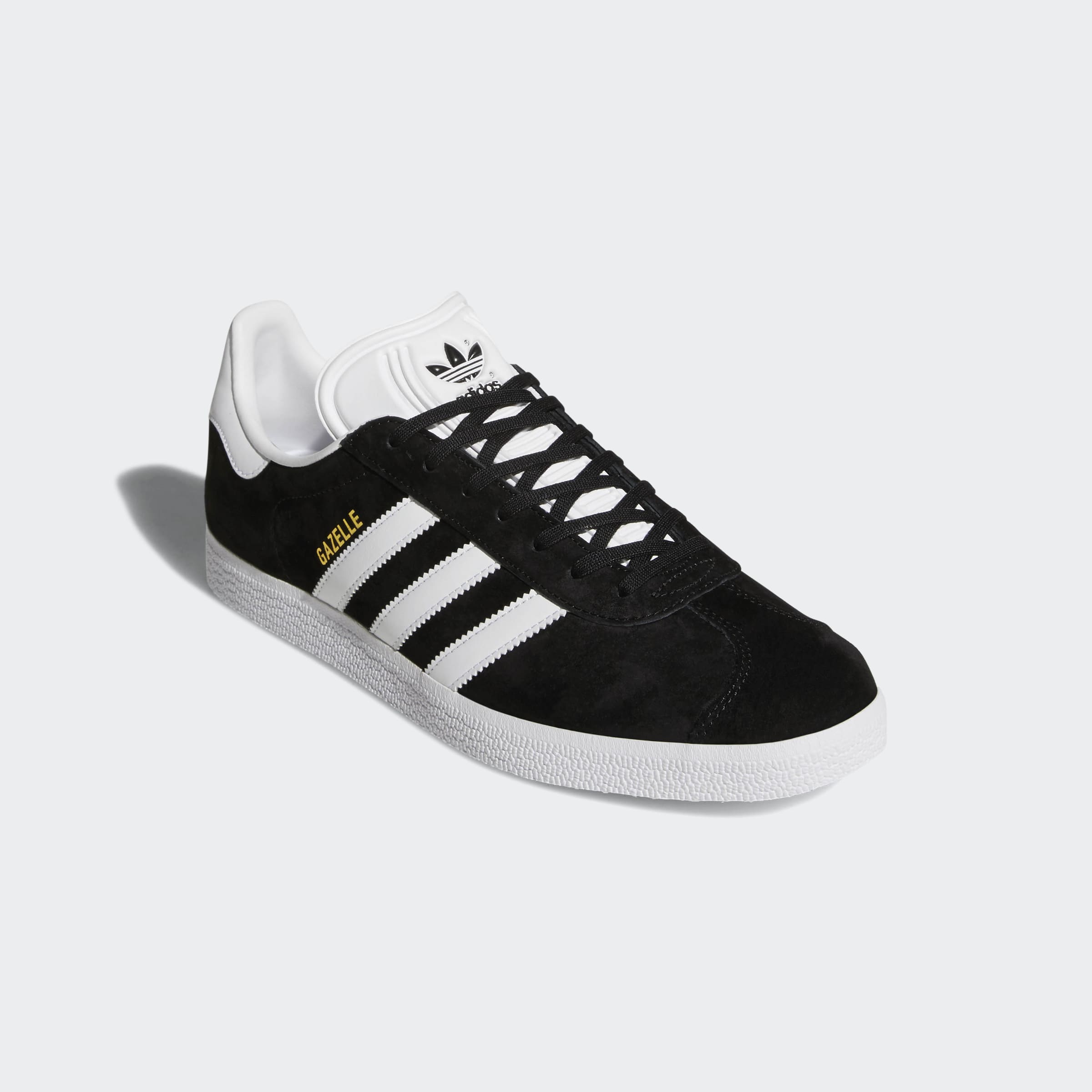 Adidas Gazelle - Black / White / Gold - Walk by Streetart