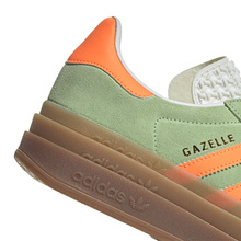 Adidas Gazelle Bold - Semi Green Spark / Screaming Orange / Core White IH7495 - Walk by Streetart