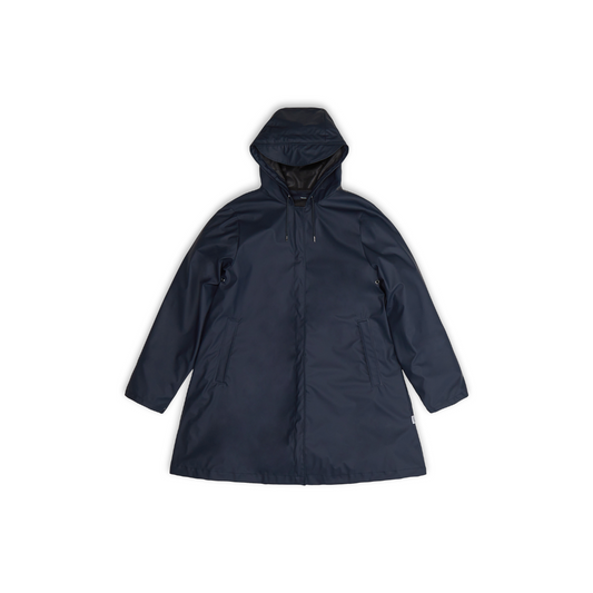 Rains A-Line Jacket - Navy