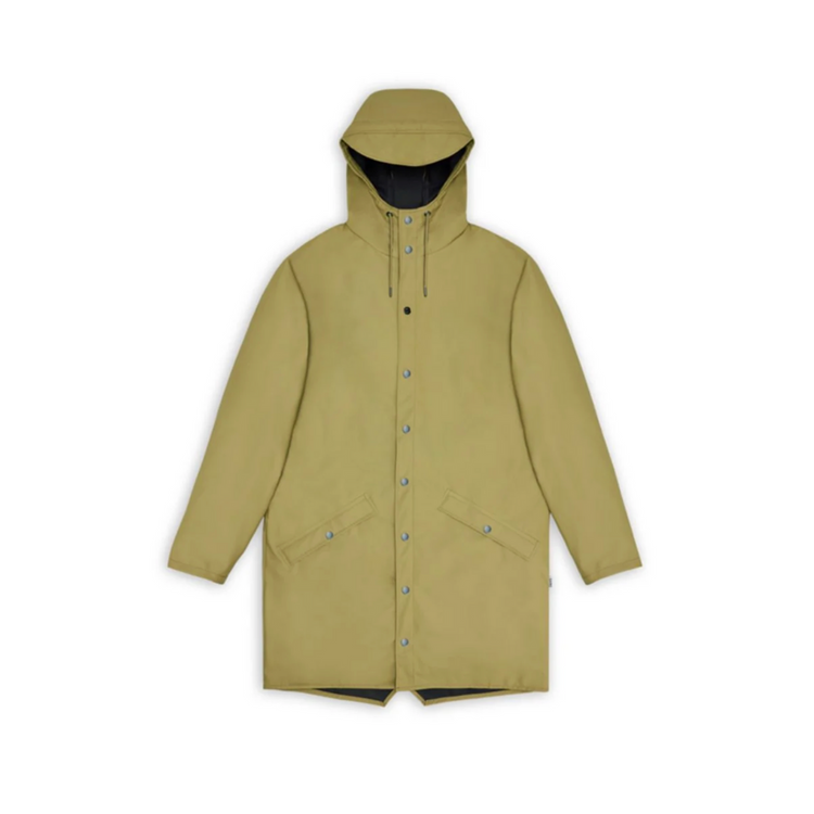 Rains Long Jacket - Khaki - Walk by Streetart