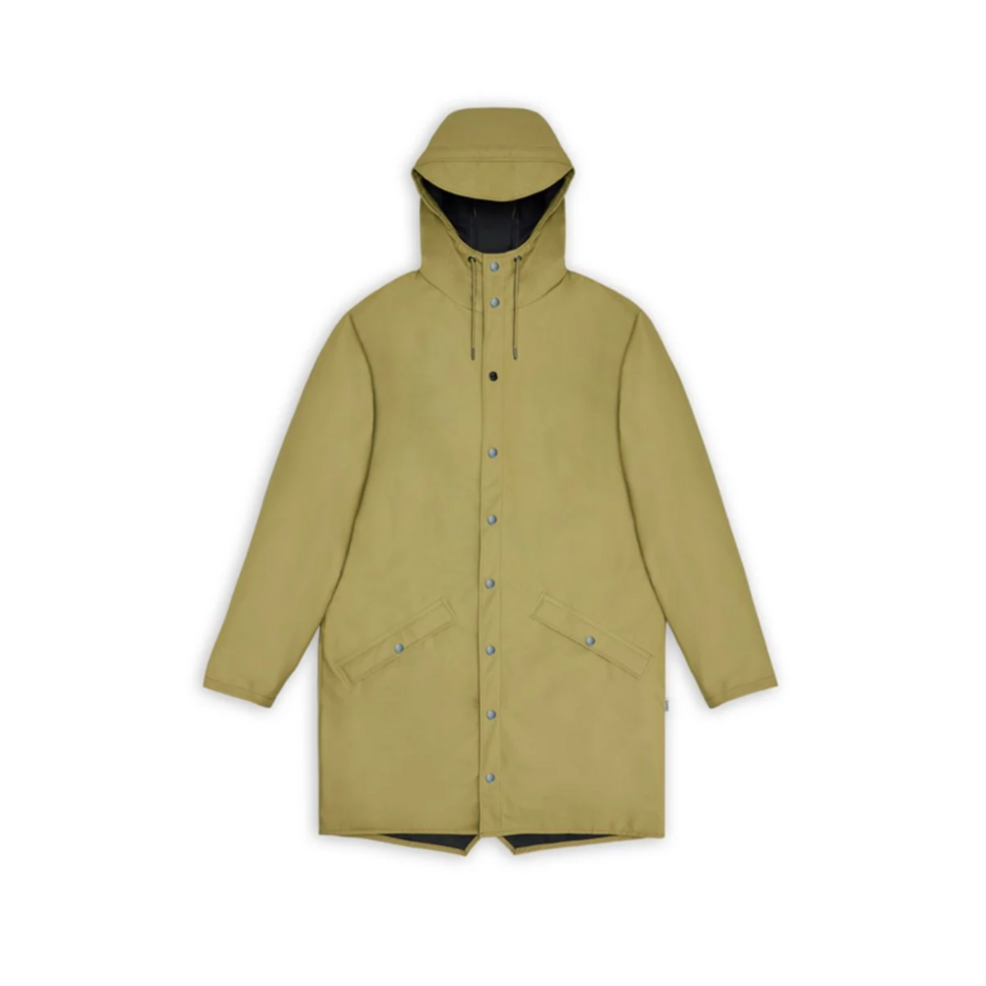 Rains Long Jacket - Khaki - Walk by Streetart