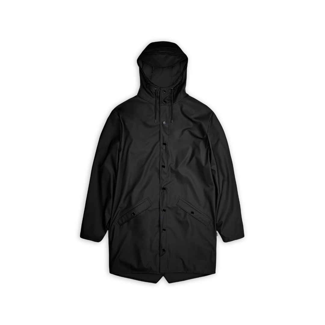 Rains Long Jacket - Black - Walk by Streetart