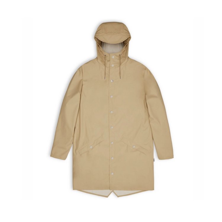 Rains Long Jacket - Sand - Walk by Streetart