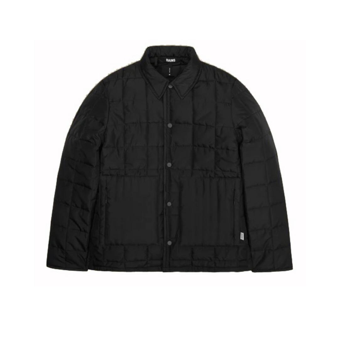 Rains Liner Shirt Jacket - Black - Walk by Streetart