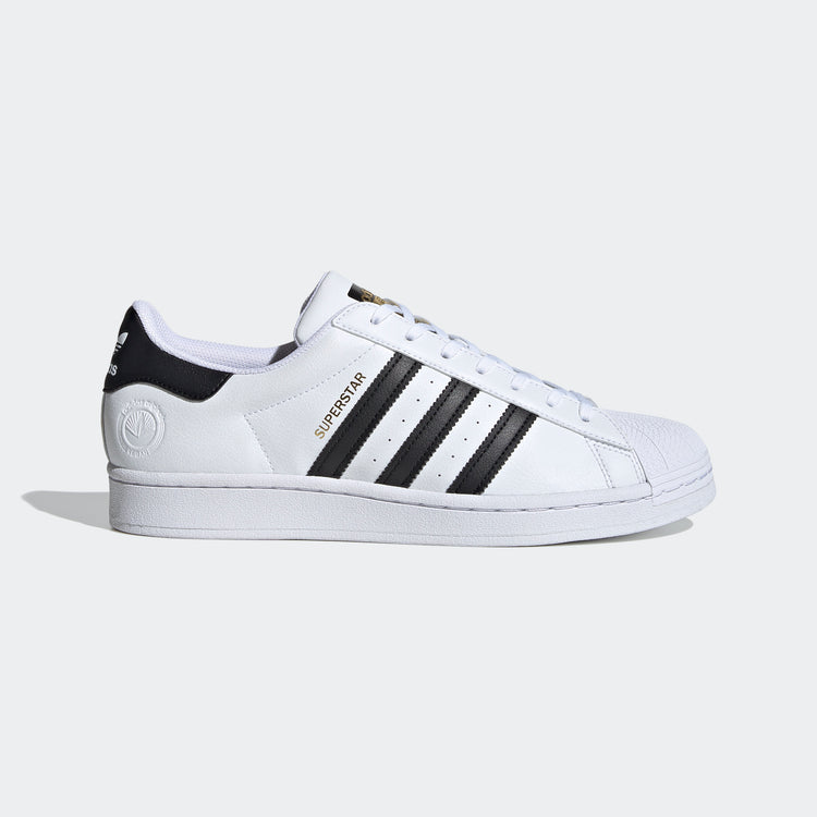 Adidas Superstar Vegan - White / Black / Gold - Walk by Streetart