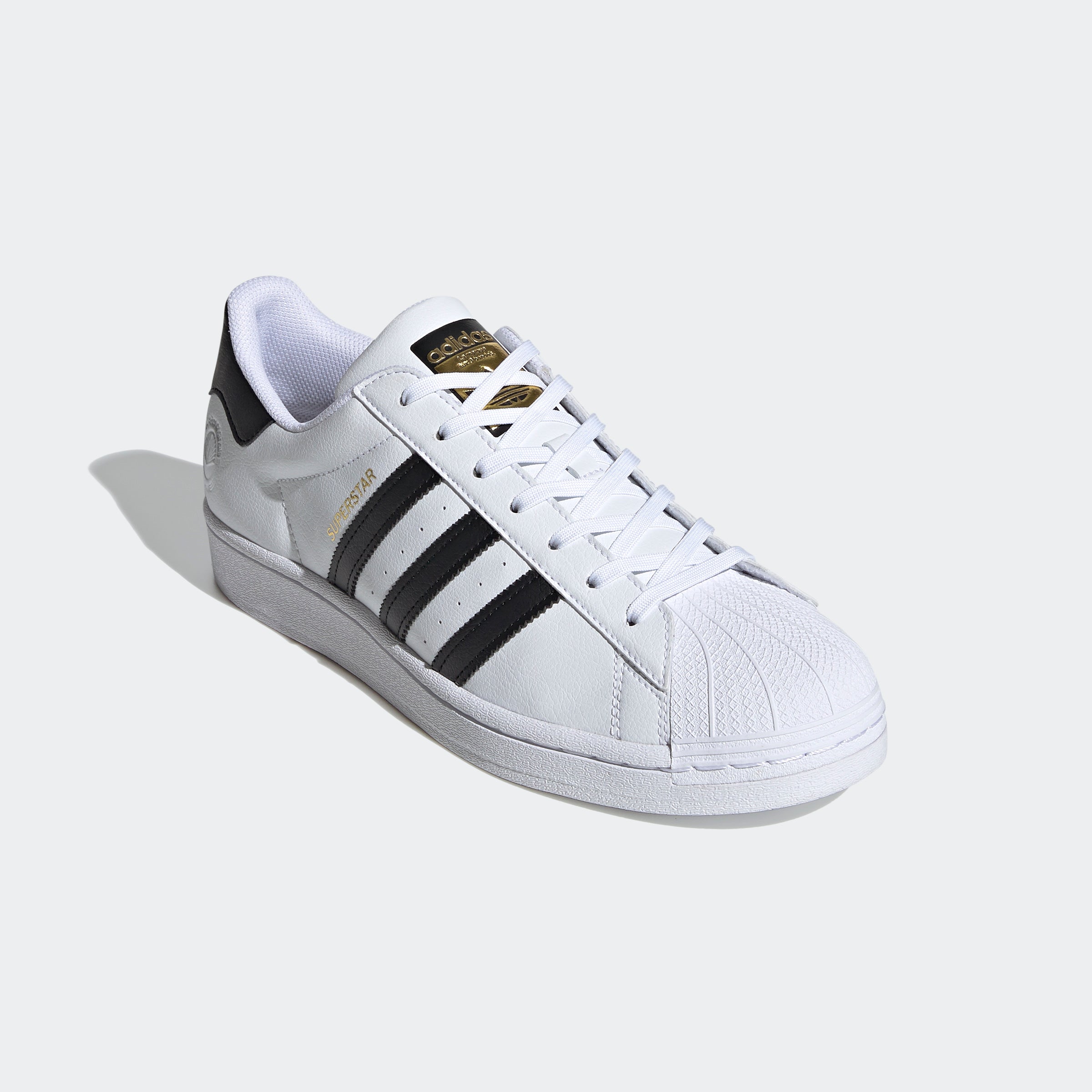Adidas Superstar Vegan - White / Black / Gold - Walk by Streetart