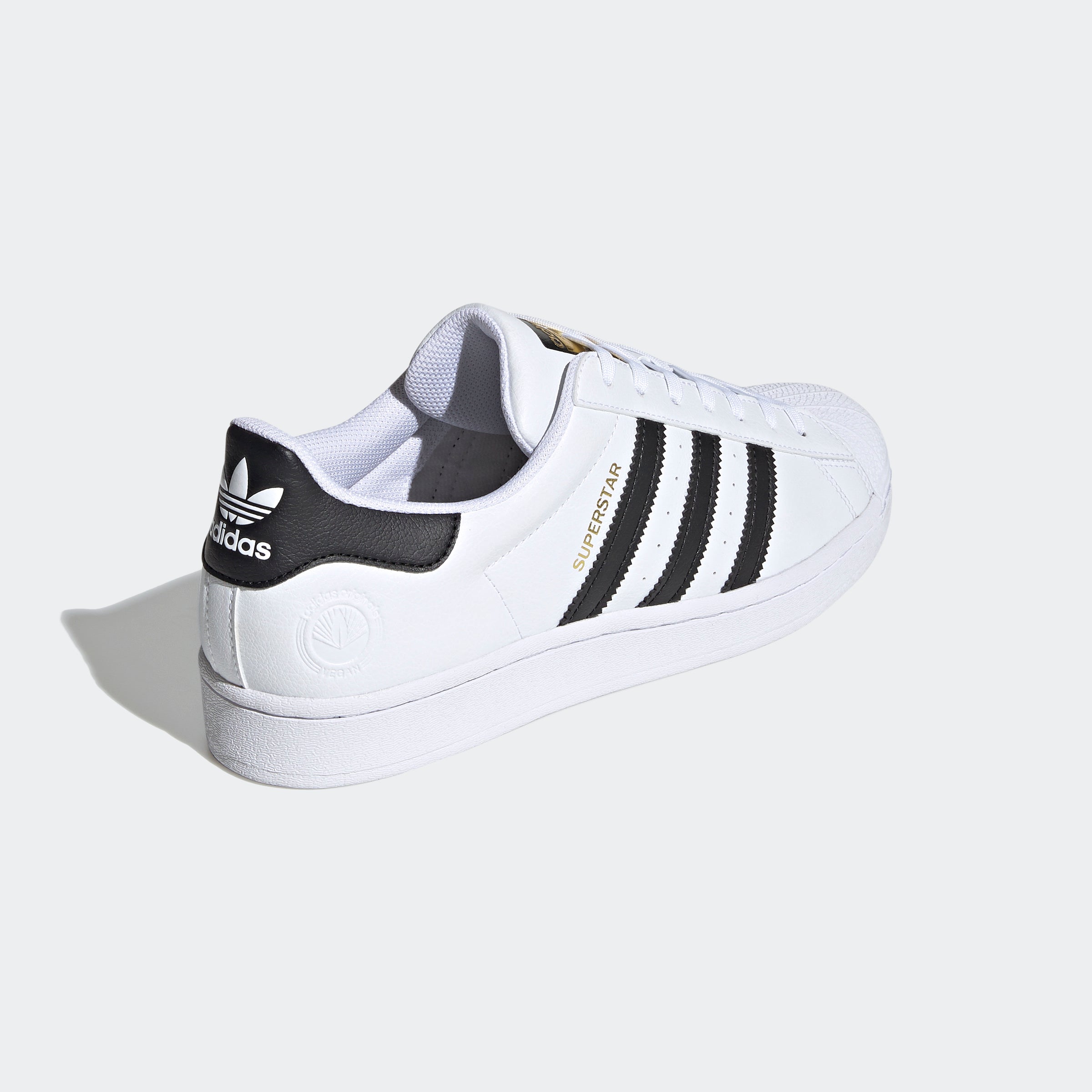 Adidas Superstar Vegan - White / Black / Gold - Walk by Streetart