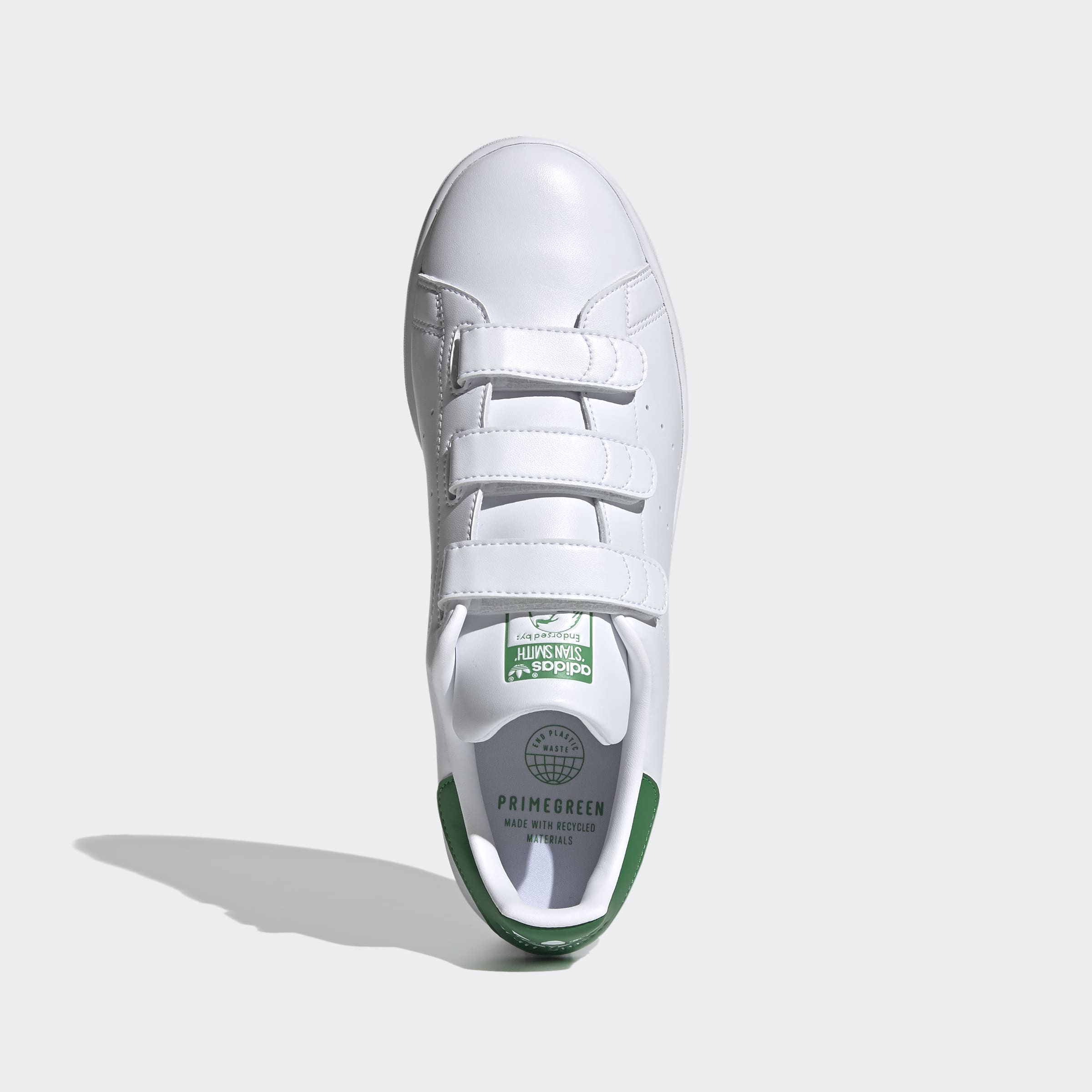 Adidas Stan Smith Cf - White / White / Green - Walk by Streetart