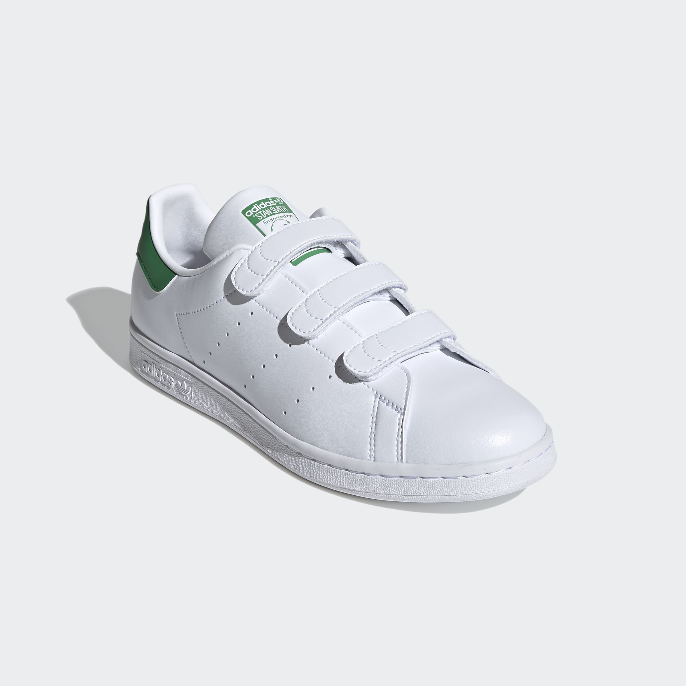 Adidas Stan Smith Cf - White / White / Green - Walk by Streetart