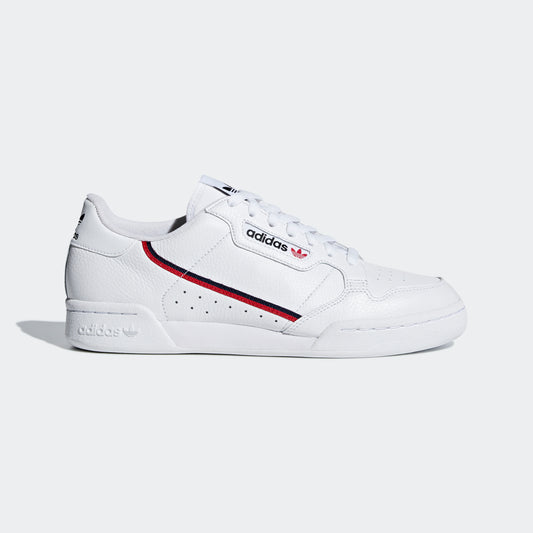 Adidas Continental 80 - White  / Scarlet / Navy - Walk by Streetart