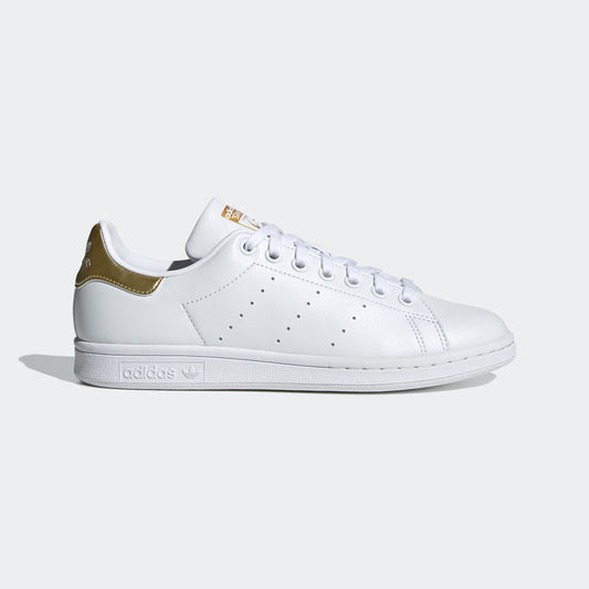 Adidas Stan Smith -  White / White / Gold - Walk by Streetart
