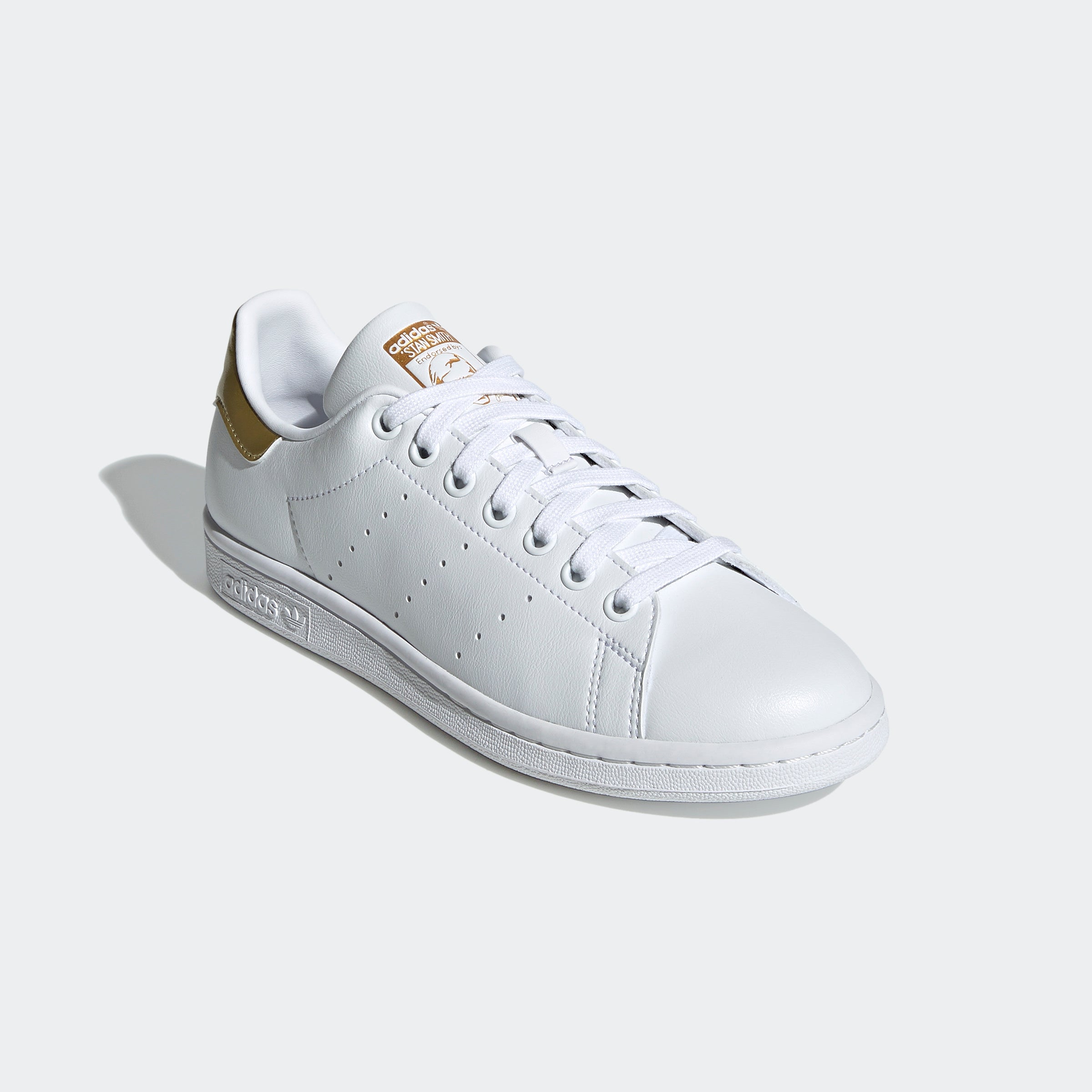 Adidas Stan Smith -  White / White / Gold - Walk by Streetart
