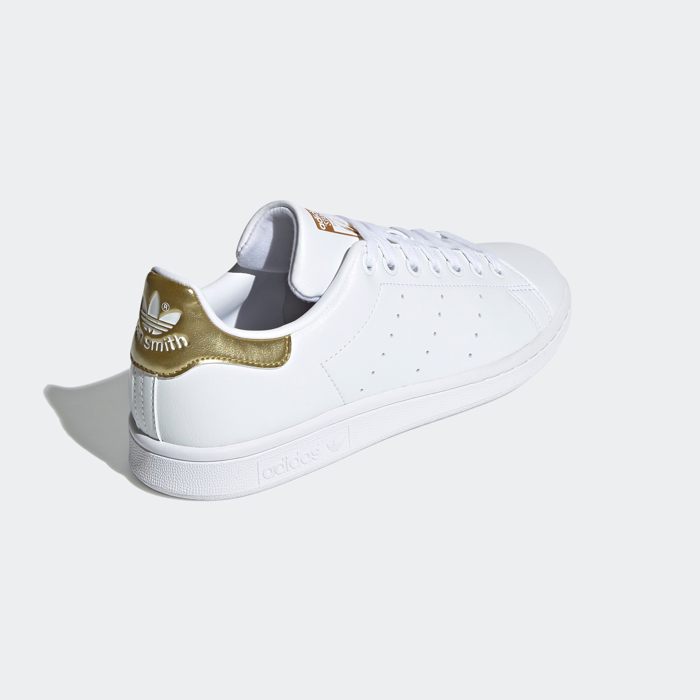 Adidas Stan Smith -  White / White / Gold - Walk by Streetart