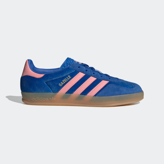 Adidas Gazelle Indoor - Bleu / Rose / Gum