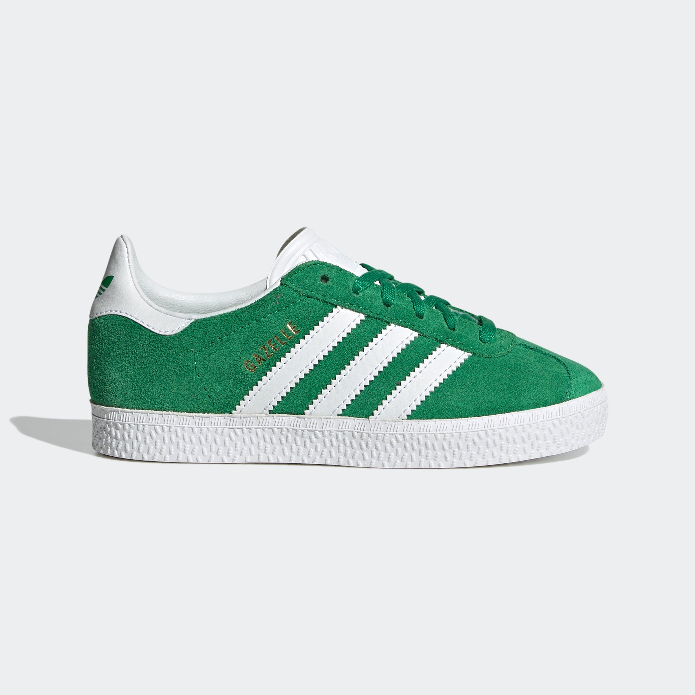 Adidas Gazelle Kids - Green / Cloud White / Gold Metallic - Walk by Streetart
