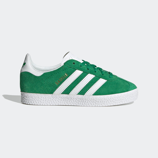 Adidas Gazelle Kids - Green / Cloud White / Gold Metallic
