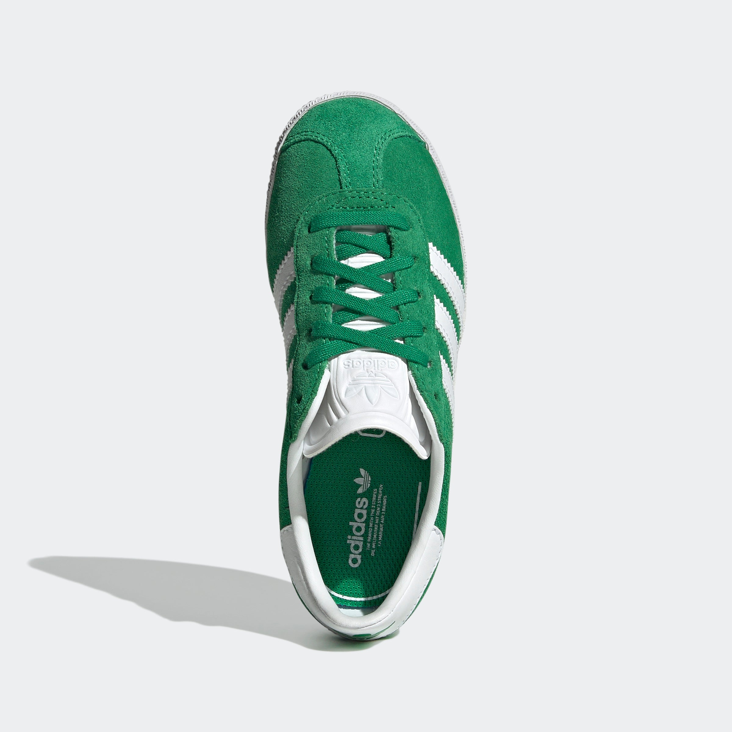 Adidas Gazelle Kids - Green / Cloud White / Gold Metallic - Walk by Streetart