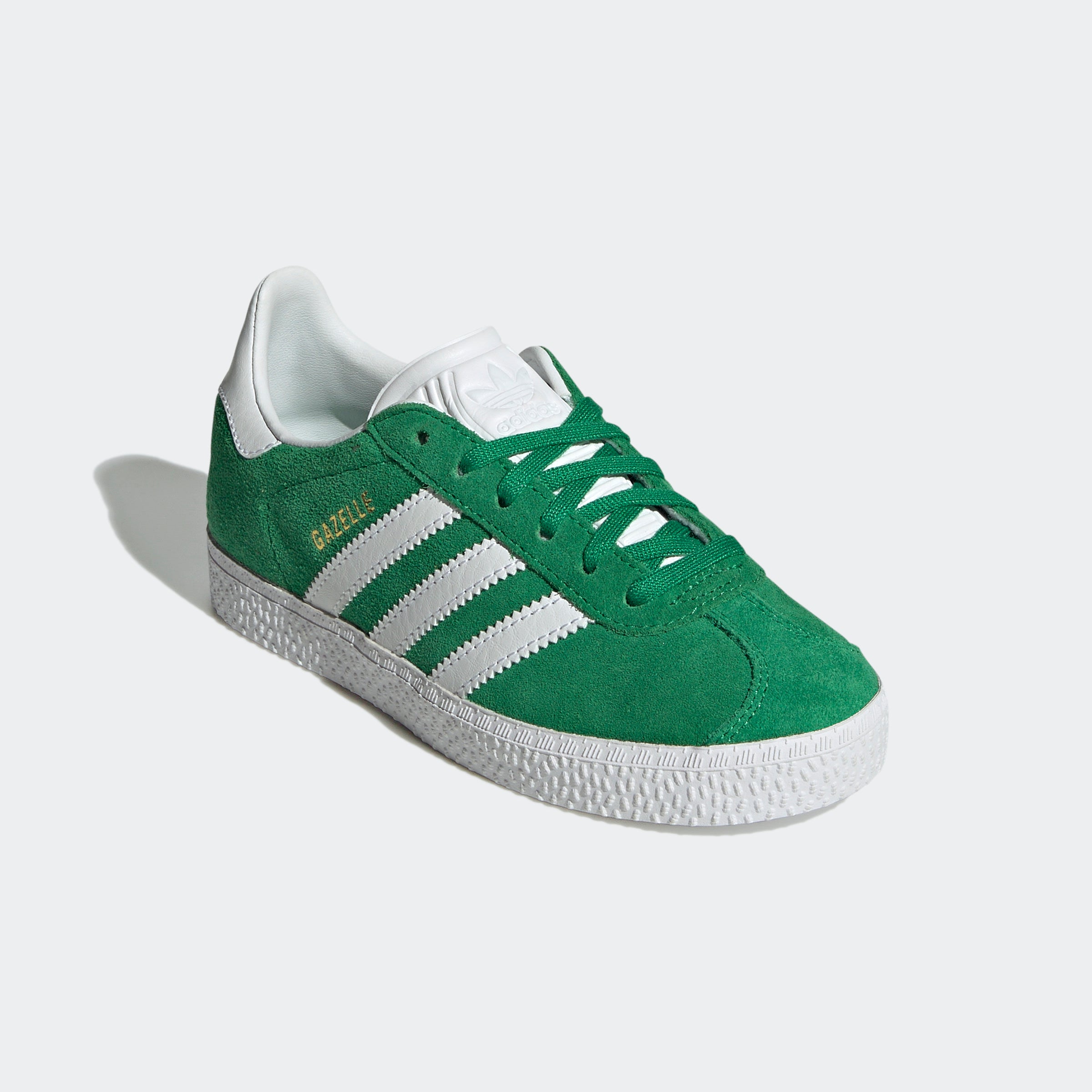 Adidas Gazelle Kids - Green / Cloud White / Gold Metallic - Walk by Streetart