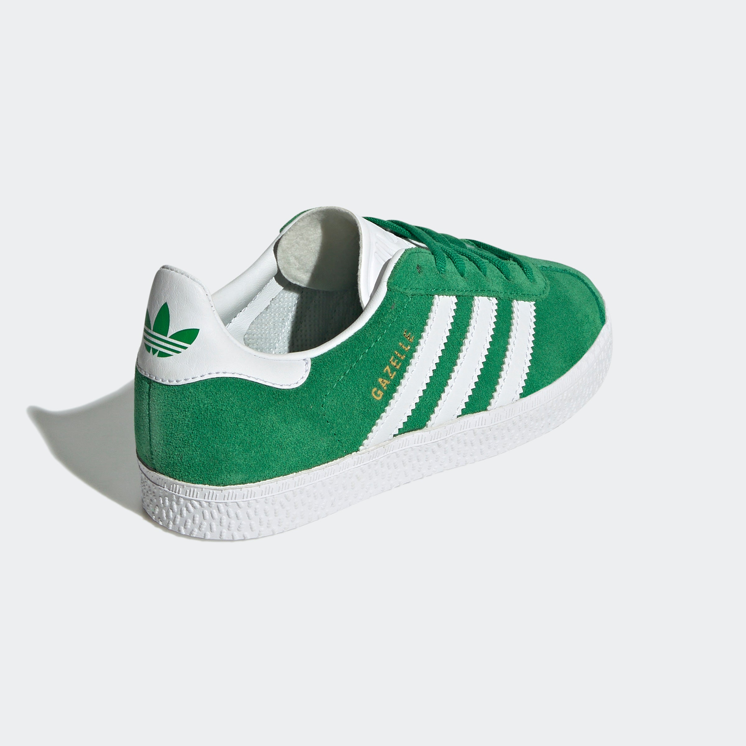 Adidas Gazelle Kids - Green / Cloud White / Gold Metallic - Walk by Streetart