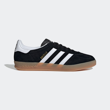 Adidas Gazelle Indoor - Core Black / Cloud White / Gum - Walk by Streetart