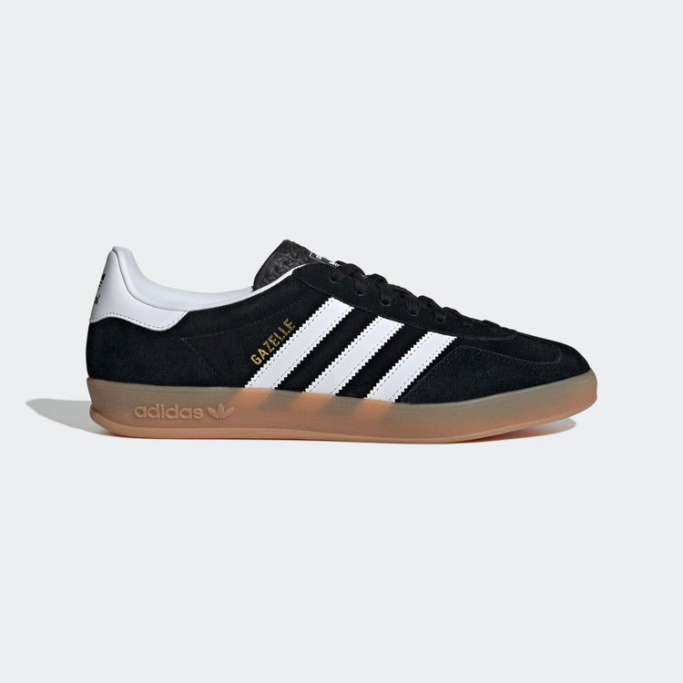Adidas Gazelle Indoor - Core Black / Cloud White / Gum - Walk by Streetart