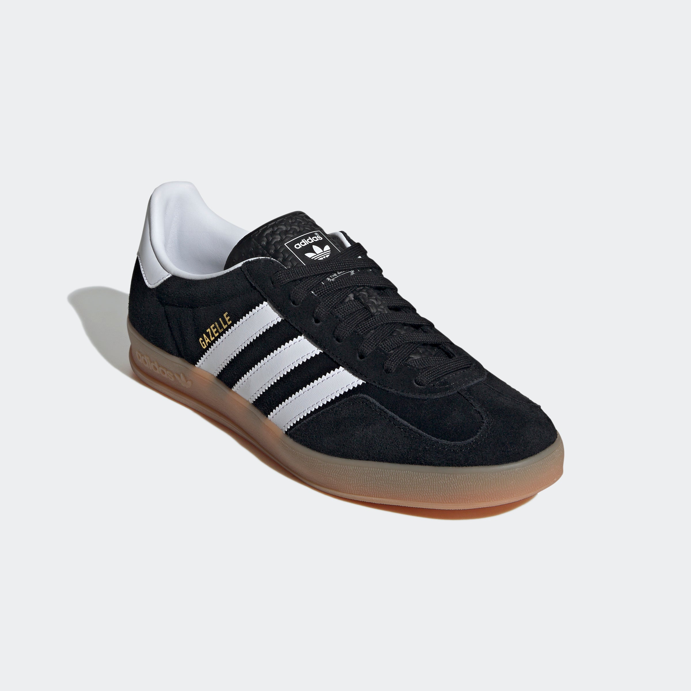 Adidas Gazelle Indoor - Core Black / Cloud White / Gum - Walk by Streetart