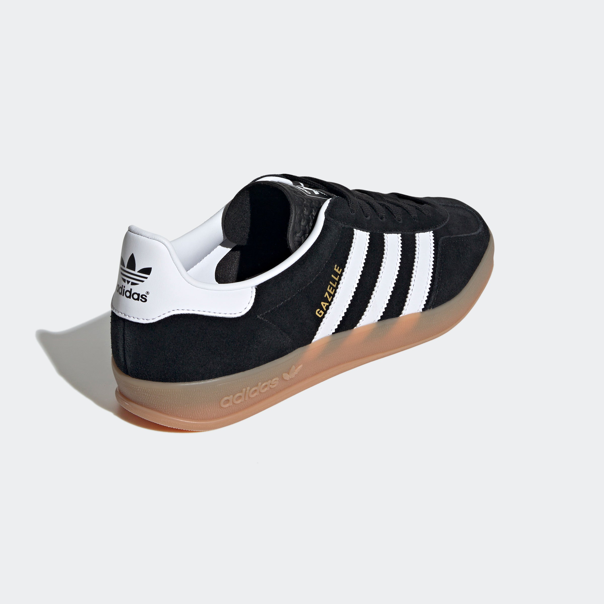 Adidas Gazelle Indoor - Core Black / Cloud White / Gum - Walk by Streetart